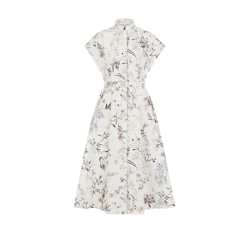 Mid-Length Belted Shirtdress