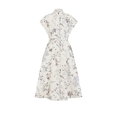 Mid-Length Belted Shirtdress