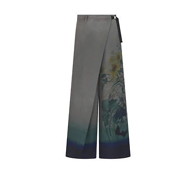 Flared Wrap Jeans
