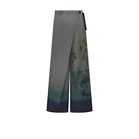 Flared Wrap Jeans
