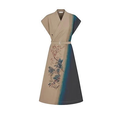Mid-Length Belted Dress