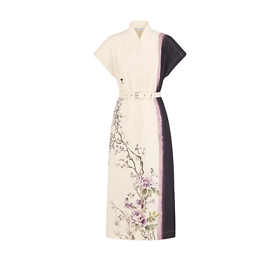 Mid-Length Belted Dress