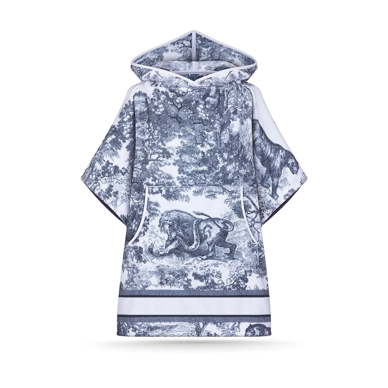 Dioriviera Toile de Jouy Sauvage Hooded Poncho