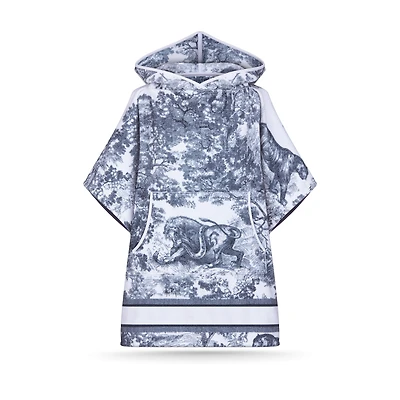 Dioriviera Toile de Jouy Sauvage Hooded Poncho