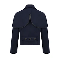 Peacoat with Zipped Hood