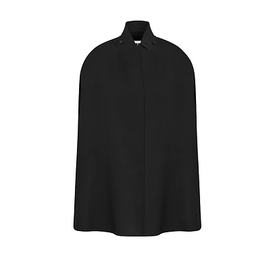Straight-Cut Cape with Sailor Collar
