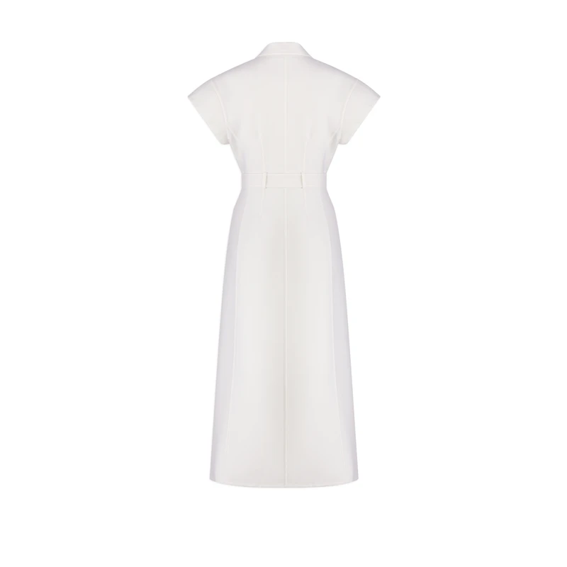 Mid-Length Belted Shirtdress