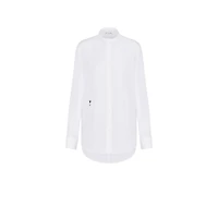 Blouse with Removable Ruched Collar