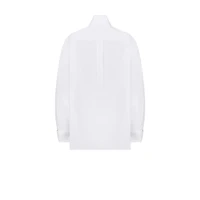 Wing-Collar Blouse with Integrated Bustier