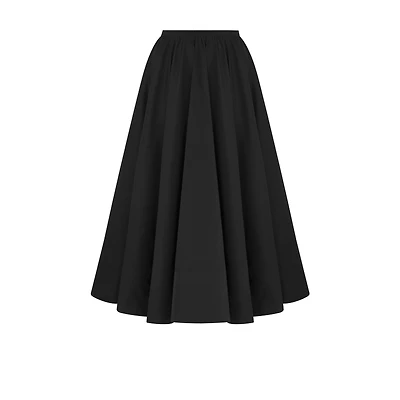 Mid-Length Flared Skirt