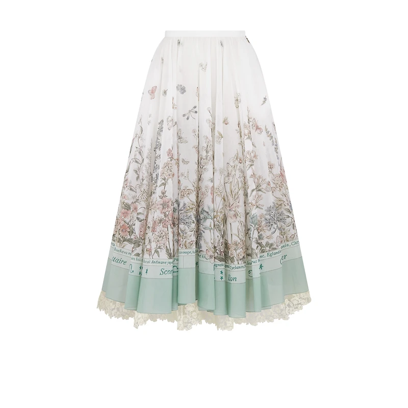 Mid-Length Flared Skirt