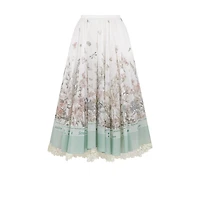 Mid-Length Flared Skirt