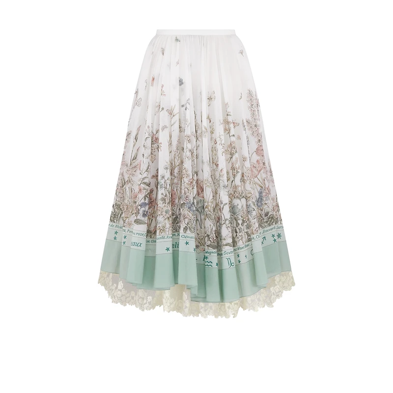 Mid-Length Flared Skirt