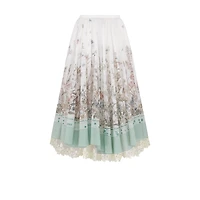 Mid-Length Flared Skirt