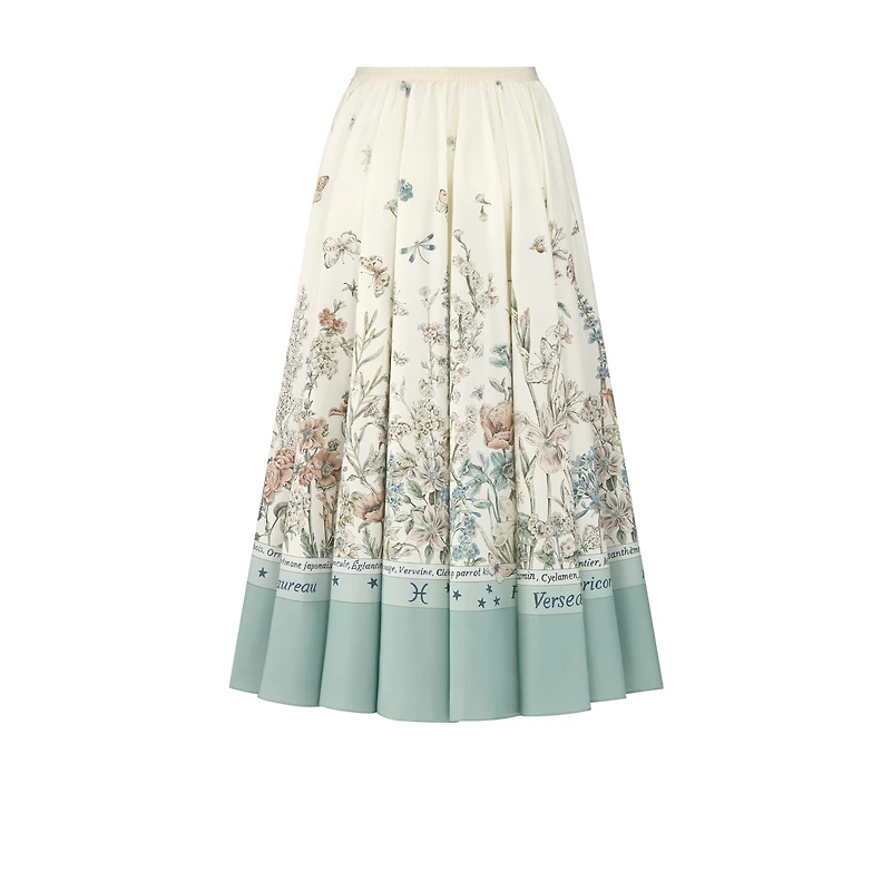Mid-Length Flared Skirt