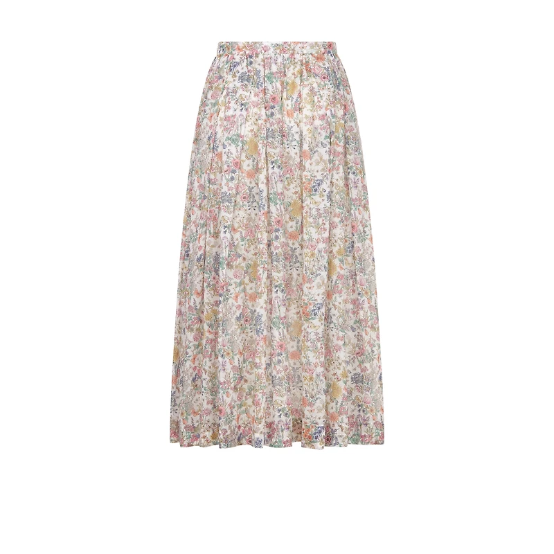 Mid-Length Flared Skirt