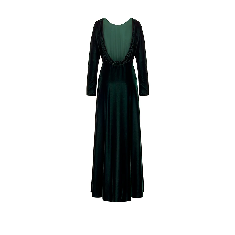 Long Backless Dress