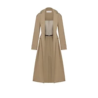 Trench Coat with Integrated Corset