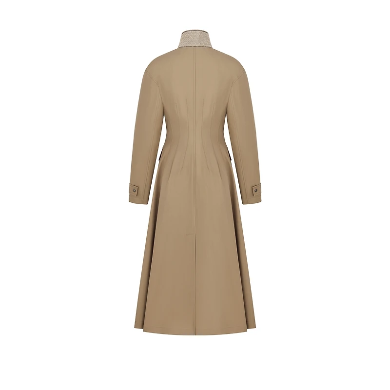 Trench Coat with Integrated Corset