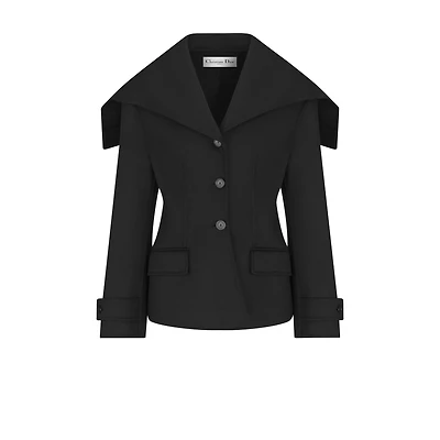 Fitted Jacket with Sailor Collar