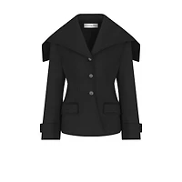 Fitted Jacket with Sailor Collar