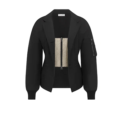 Fitted Jacket with Integrated Bustier
