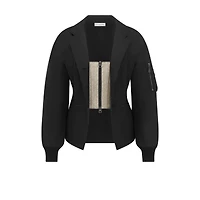 Fitted Jacket with Integrated Bustier