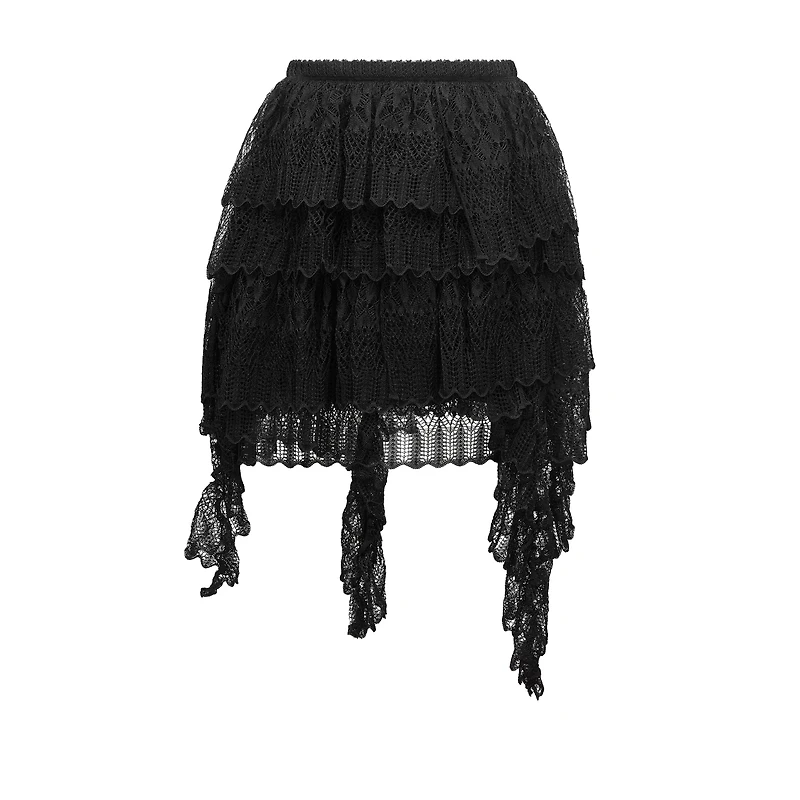 Ruffled Miniskirt