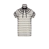Dior Marinière Short-Sleeved Sweater with Removable Collar