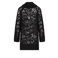 Sweater with Removable Ruched Collar