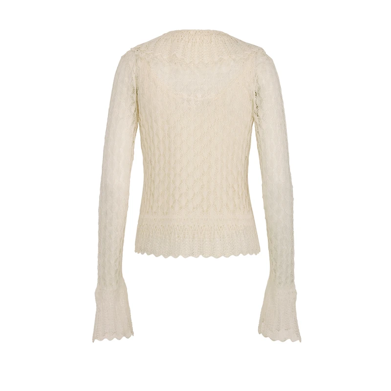 Twinset with Removable Ruched Collar
