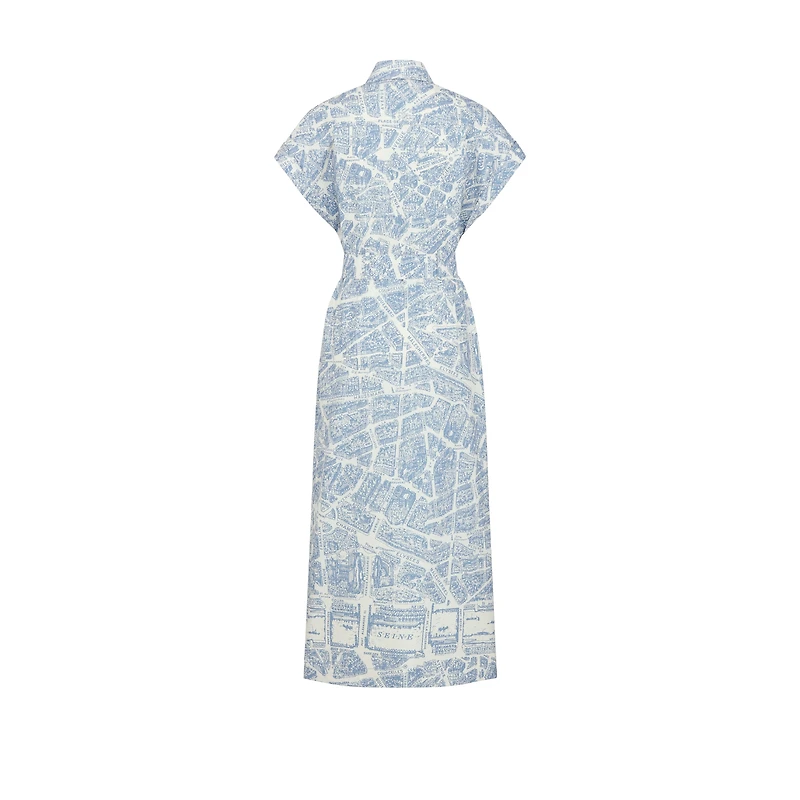 Mid-Length Belted Shirtdress
