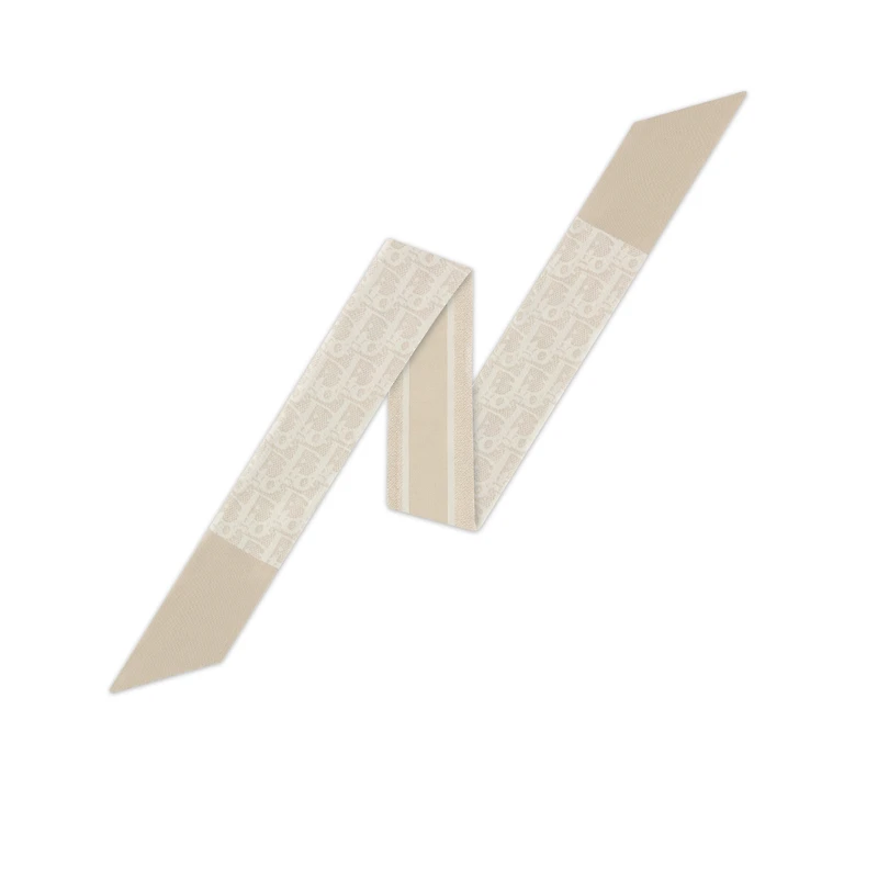 Dior Oblique Natte Mitzah Scarf