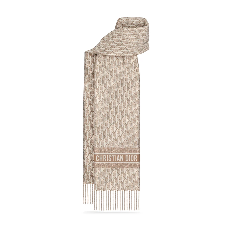 Dior Oblique Natte Scarf