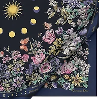 Dior Astral Flowers 90 Square Scarf