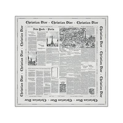 Newspaper 90 Square Scarf