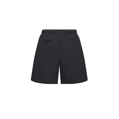 Bermuda Shorts with Elastic Waist