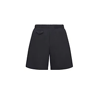 Bermuda Shorts with Elastic Waist