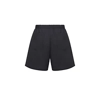 Bermuda Shorts with Elastic Waist