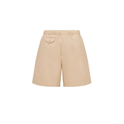 Bermuda Shorts with Elastic Waist