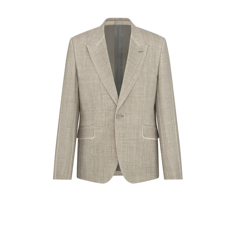 Jacket with Resist-Printed Lines