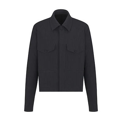 Jacket with Spread Collar