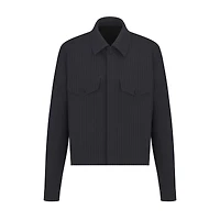 Jacket with Spread Collar