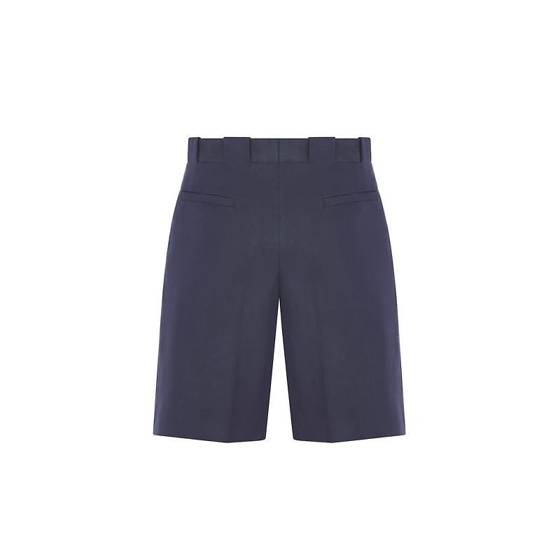 Bermuda Shorts with CD Diamond Embroidery