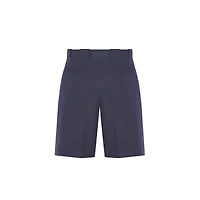 Bermuda Shorts with CD Diamond Embroidery