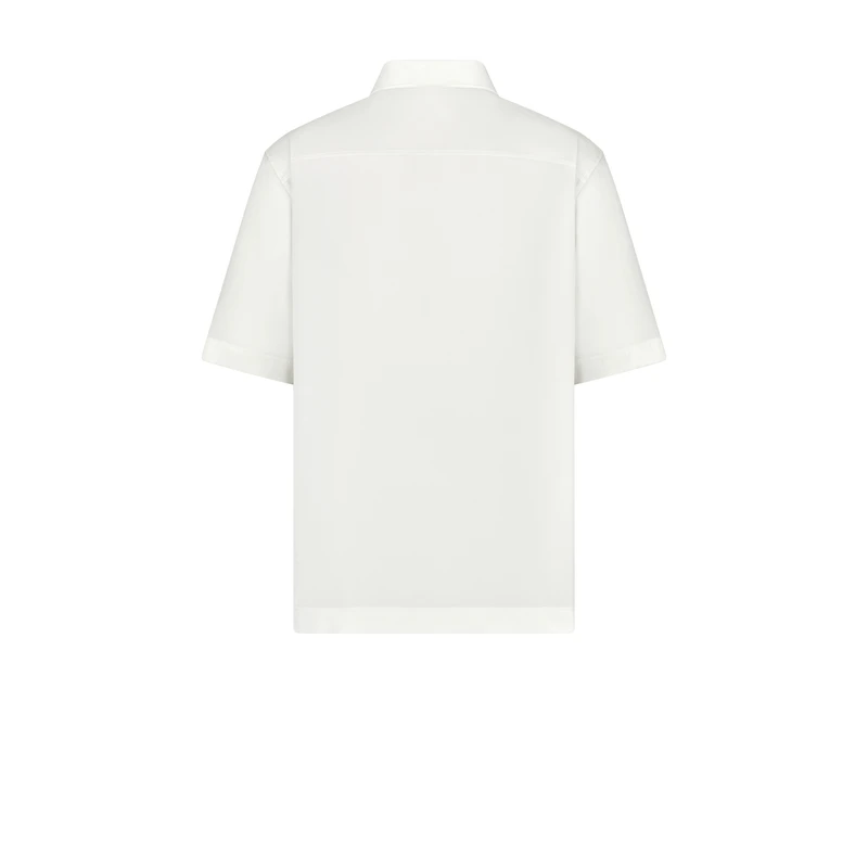 Polo Shirt with CD Diamond Embroidery