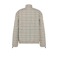 Zipped Shirt with CD Diamond Embroidery