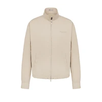 Zipped Shirt with Christian Dior Couture Embroidery