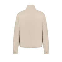 Zipped Shirt with Christian Dior Couture Embroidery