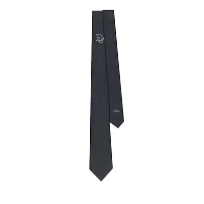 Tie with Centered Dior Oblique